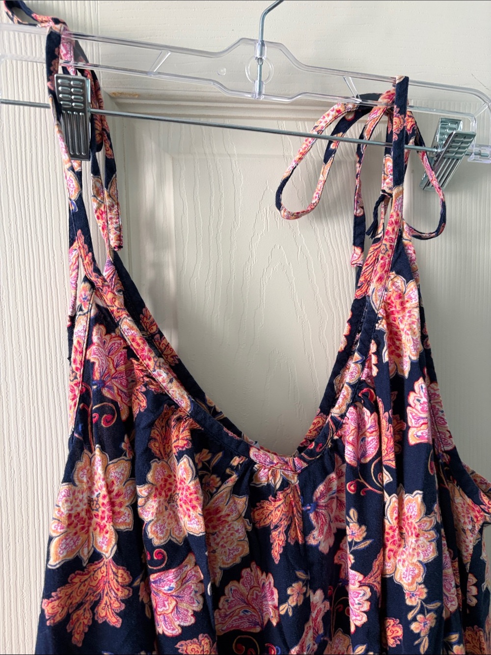 Bloho Floral Maxi Sundress with Pink Blooms - Picture 8 of 9